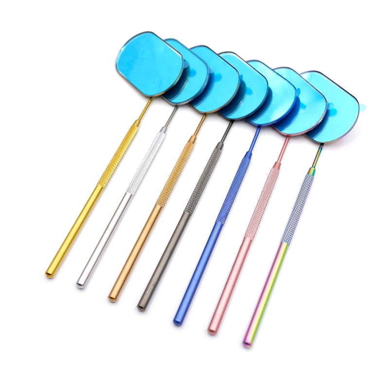 1pcs Multi Colors Stainless Steel Lash Mirror